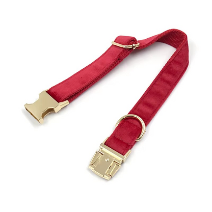 Velvet Halsband Rood