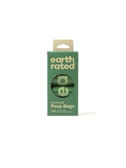 EarthRated Poepzakjes geurloos 8x15 – Poepzakhouder van Earth Rated | Hondenboetiek