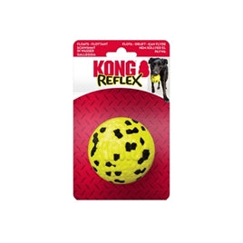 KONG REFLEX BAL GEEL 7X7X7 CM