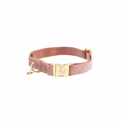 Halsband Velvet - Oud Roze