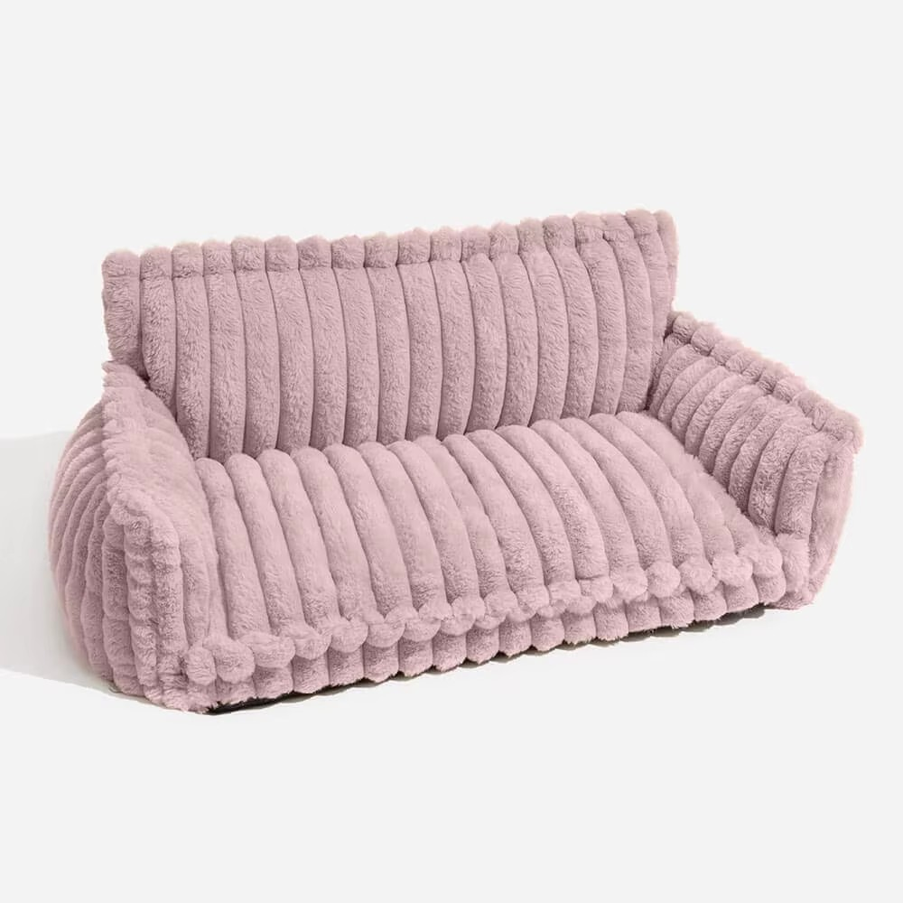 Hondensofa Corduroy Roze