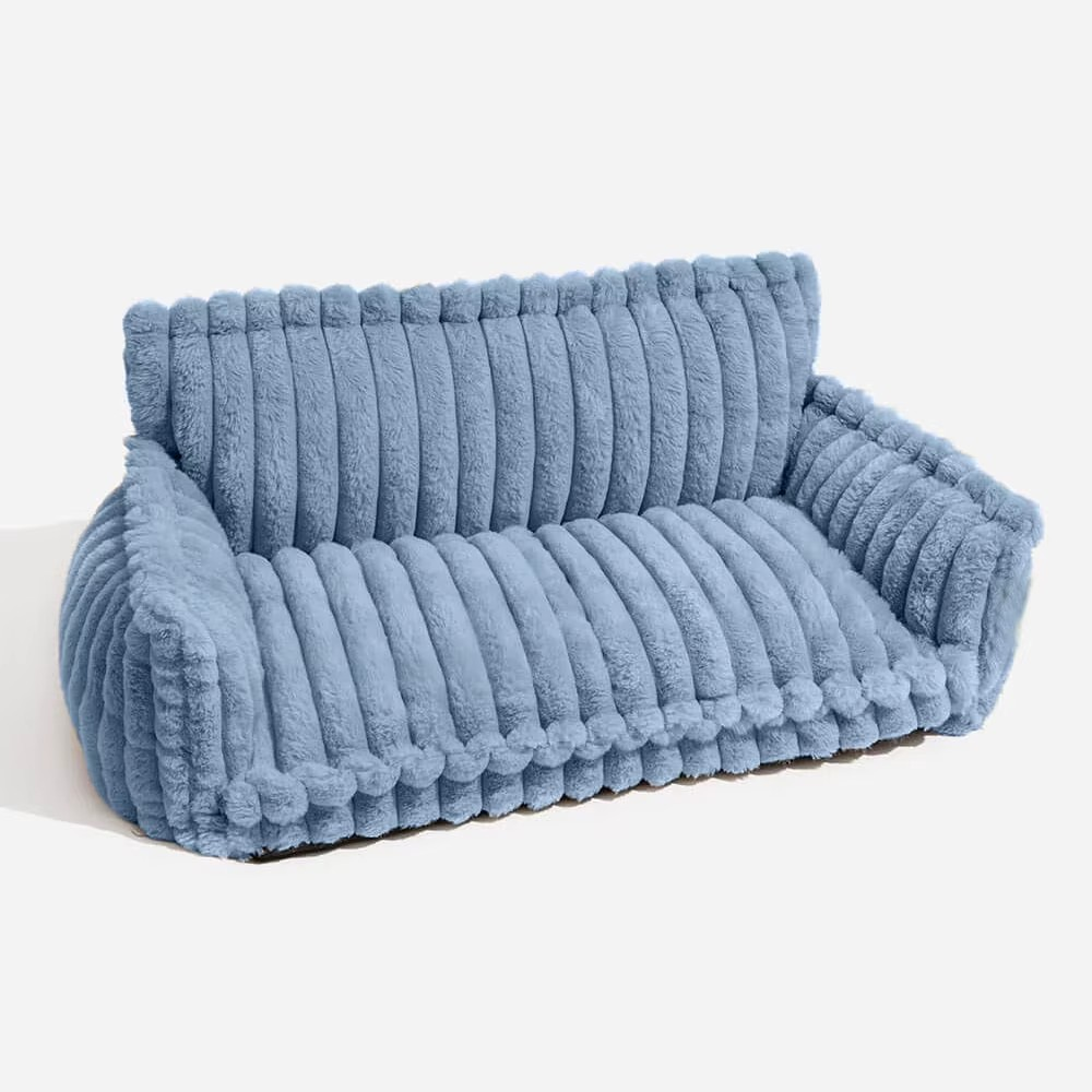 Hondensofa Corduroy Blauw